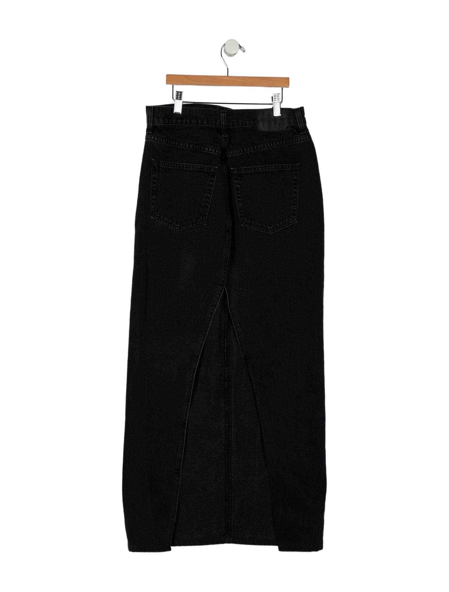 GRLFRND Distressed Accents Midi Length Skirt